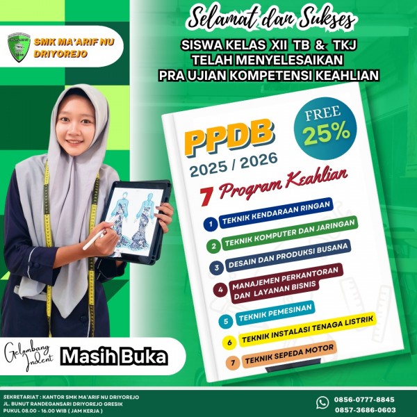 SMK MA'ARIF NU DRIYOREJO